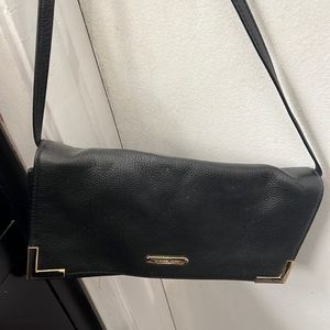 Michael Kors black leather purse